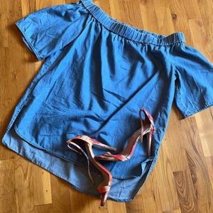EUC Michael Kors Denim Top